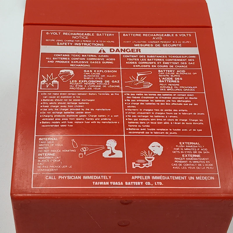 6V Firerock Jeep Wrangler Battery and Wheels Replacement Parts Only Magic Cars 12