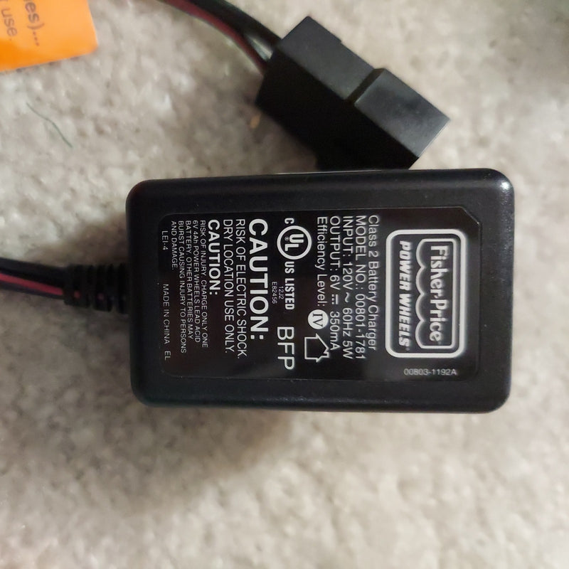 12V 1.0 Amp Power Wheels Battery with Wall Plug Charger Magic Cars 1