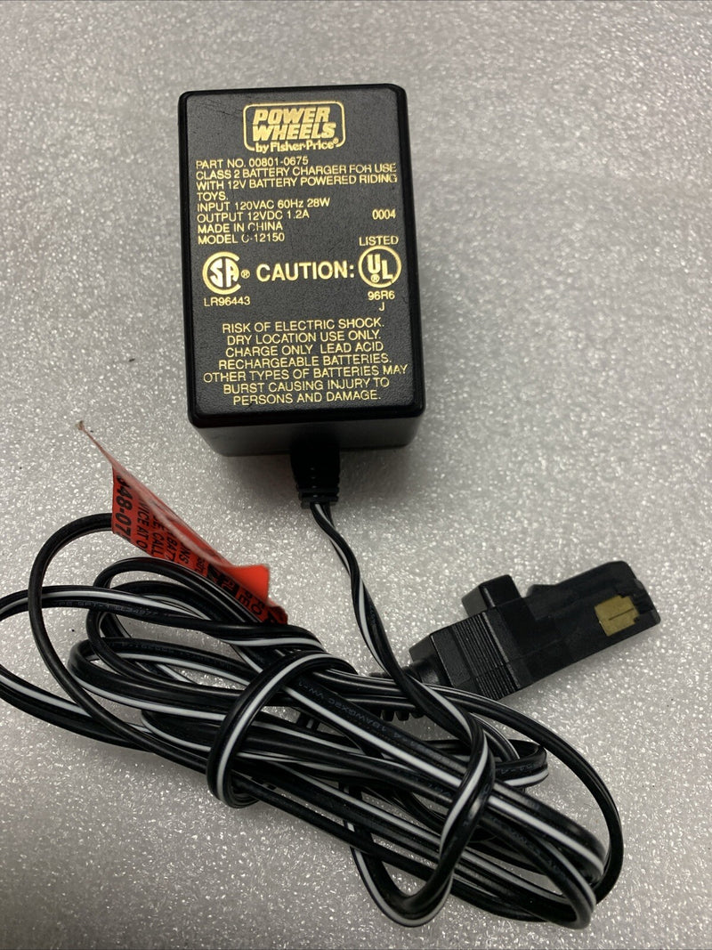 12V Power Wheels Class 2 Battery Adapter and Charger 00801-0675 OEM Magic Cars 0