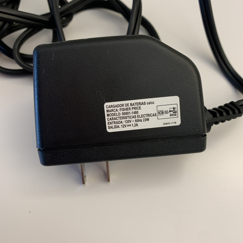 Power Wheels Class 2 12V 1200mA Gray Battery Charger 00801-1480 Magic Cars 2