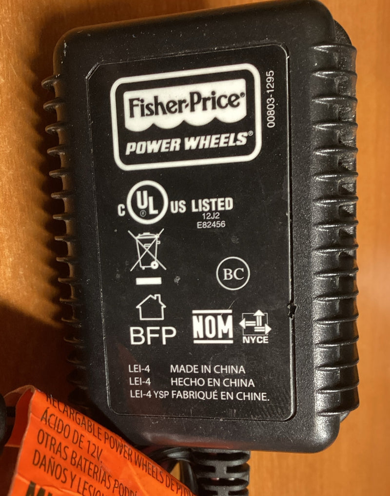 Fisher-Price Power Wheels 12V 1A AC Adapter Battery Charger Magic Cars 1