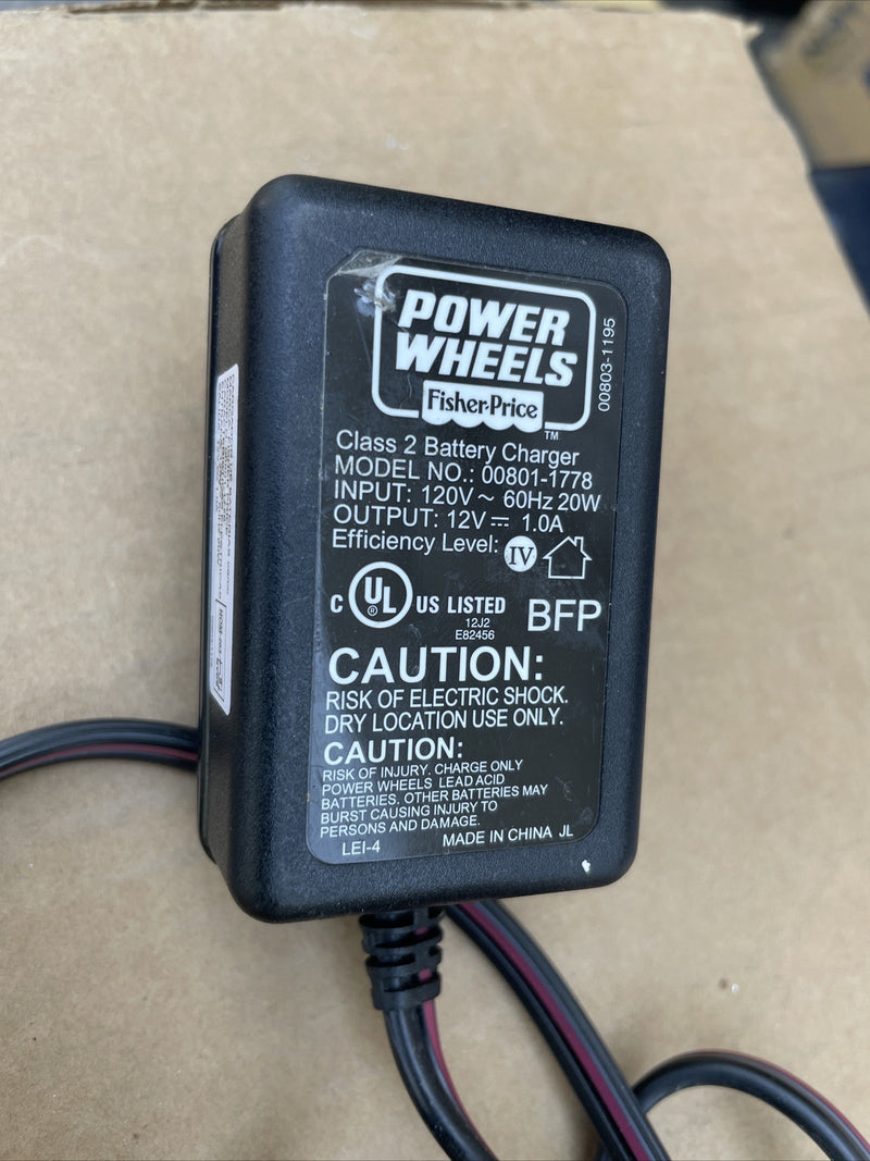 12 Volt Class 2 Power Wheels with Battery and Charger 00801-1778 Magic Cars 1