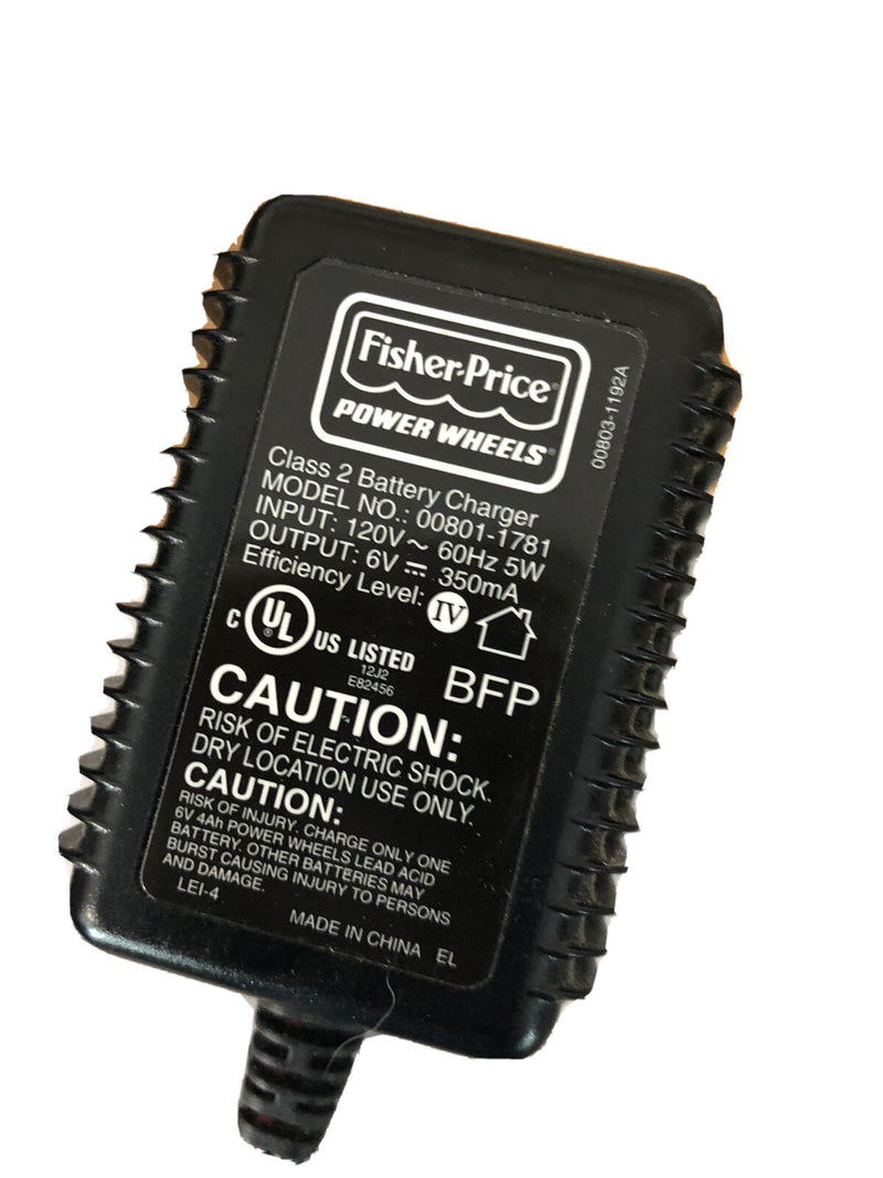 Power Wheels 00801 1781 6V Battery and 350mA Charger Magic Cars 1