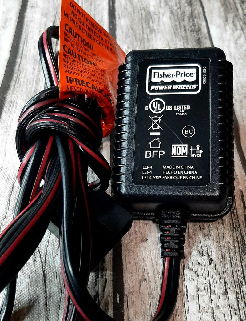 Power Wheels 6V Battery and 350mA Charger for Ride-On Toys 00801-1781 Magic Cars 0