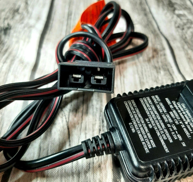 Power Wheels 6V Battery and 350mA Charger for Ride-On Toys 00801-1781 Magic Cars 2