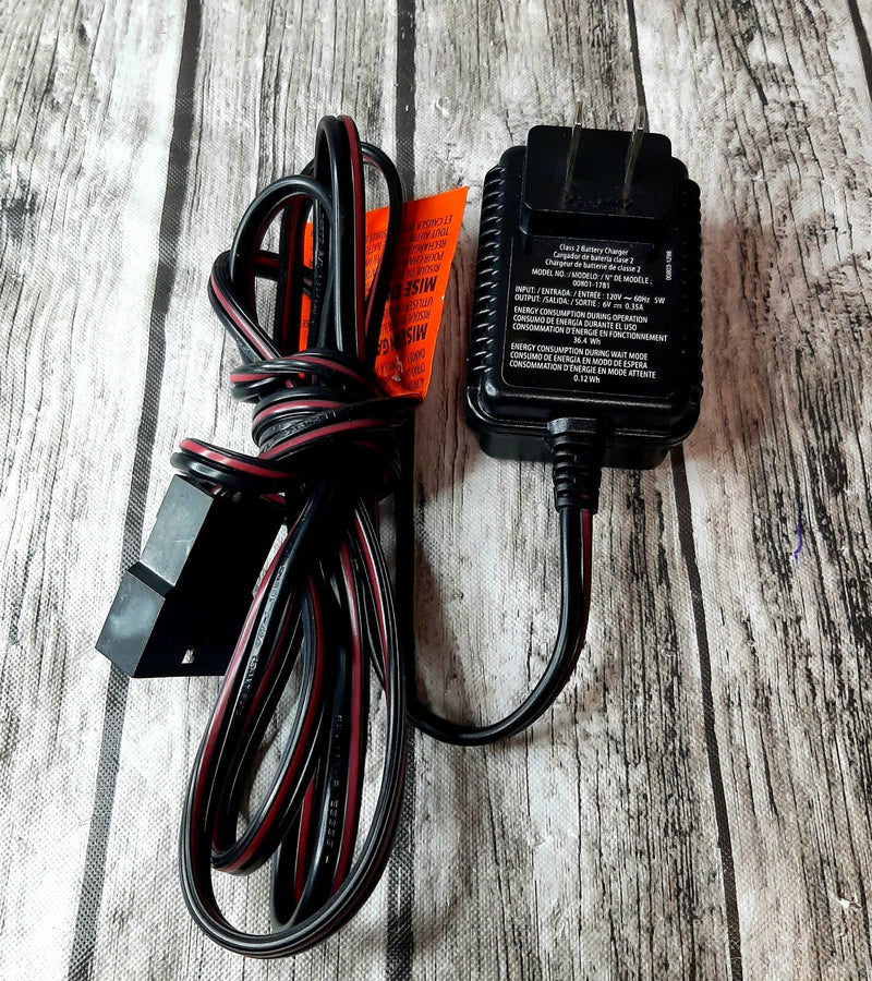 Power Wheels 6V Battery and 350mA Charger for Ride-On Toys 00801-1781 Magic Cars 3