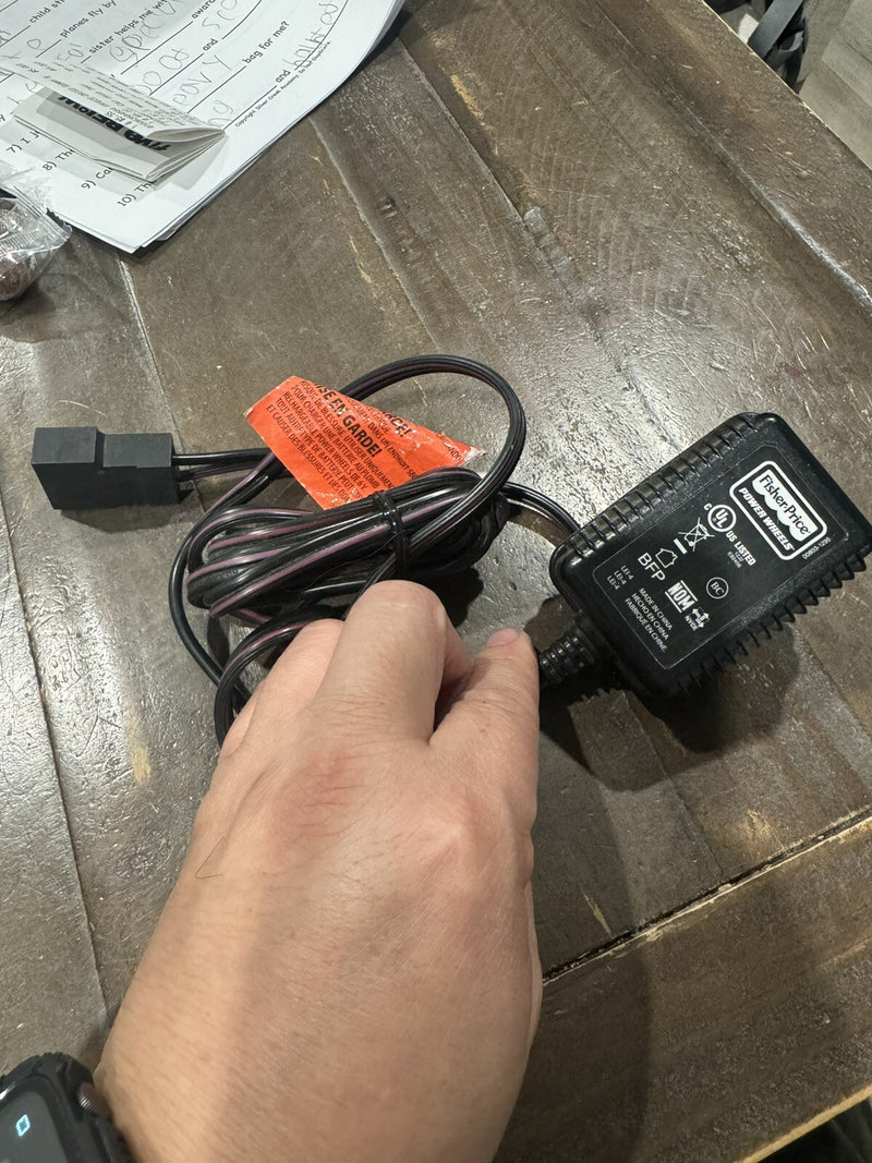 Power Wheels Battery Charger and AC Adapter for Model 00801-1781 T6 Magic Cars Variant 0