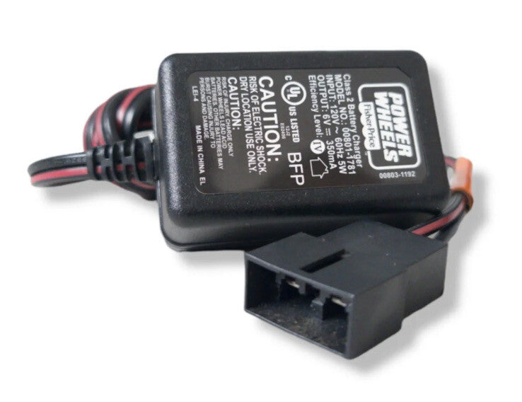 Power Wheels Class 2 Battery Charger with 6V 350mA AC Adapter Magic Cars 0