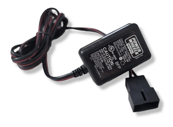 Power Wheels Class 2 Battery Charger with 6V 350mA AC Adapter Magic Cars 3