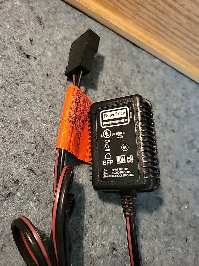 Power Wheels Class 2 Battery Charger with 6V 350mA AC Adapter Magic Cars 1