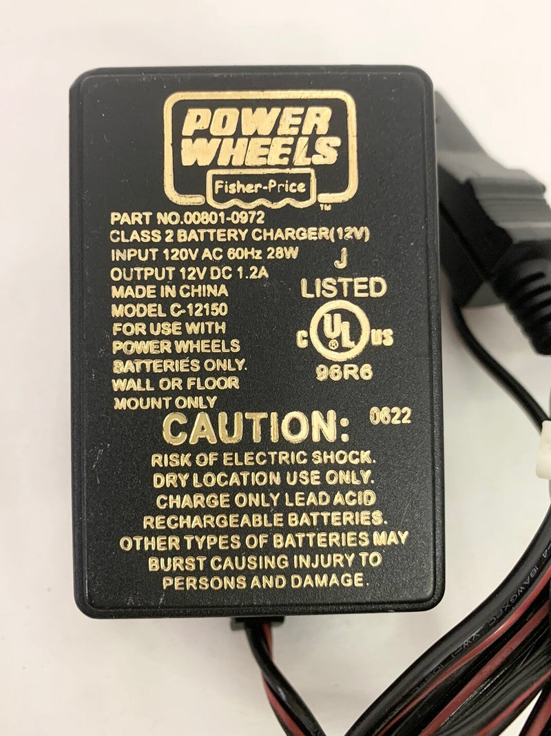 Power Wheels Battery Charger AC Adapter 12V 1.2A for Toy Vehicles Magic Cars 1