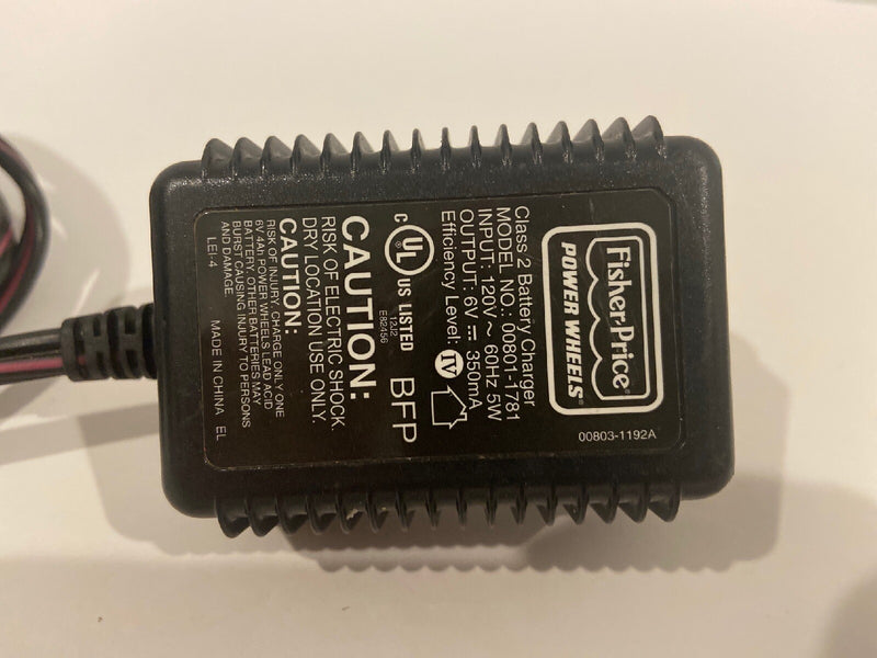 6V Power Wheels Class 2 Battery and Charger Set Magic Cars 2