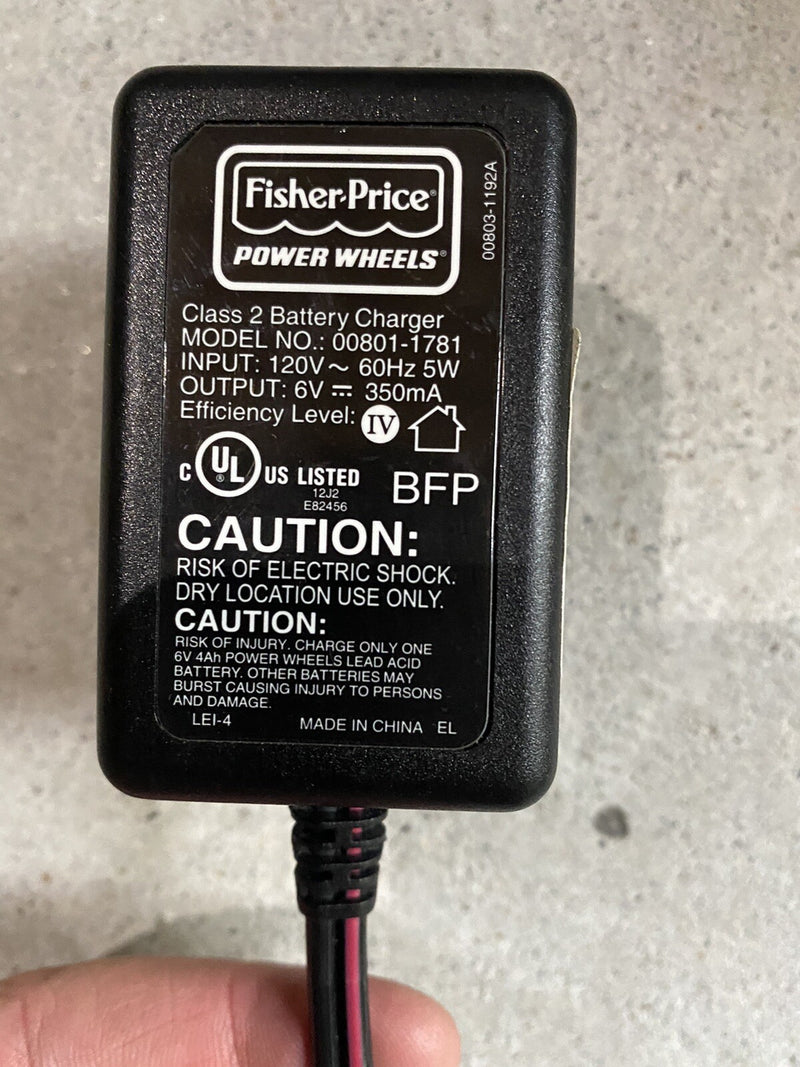 Power Wheels 6V Class 2 Battery and Charger Set Magic Cars 1