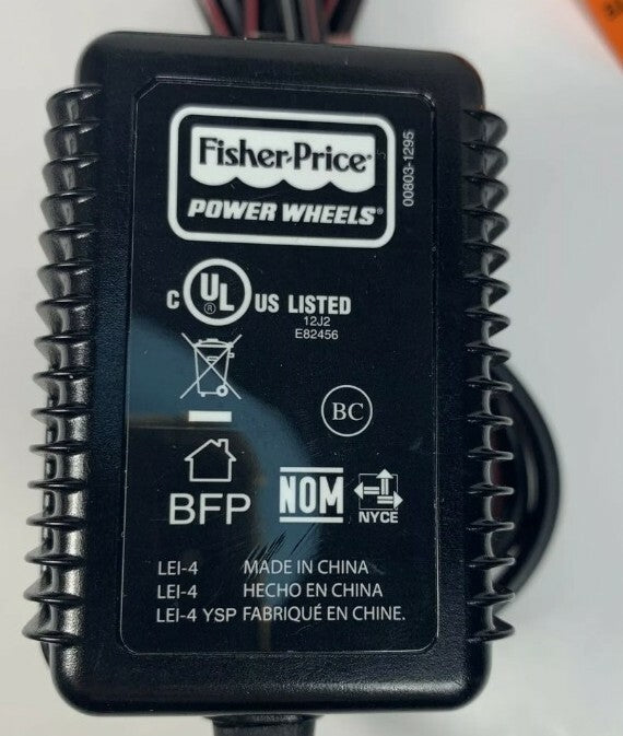 Fisher-Price Power Wheels Class 2 6V OEM Genuine Replacement Battery Charger Magic Cars 2