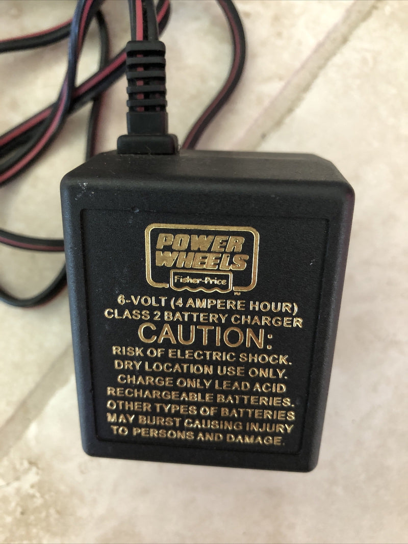 Genuine OEM Fisher-Price Power Wheels 6V Class 2 Battery Charger Magic Cars 0