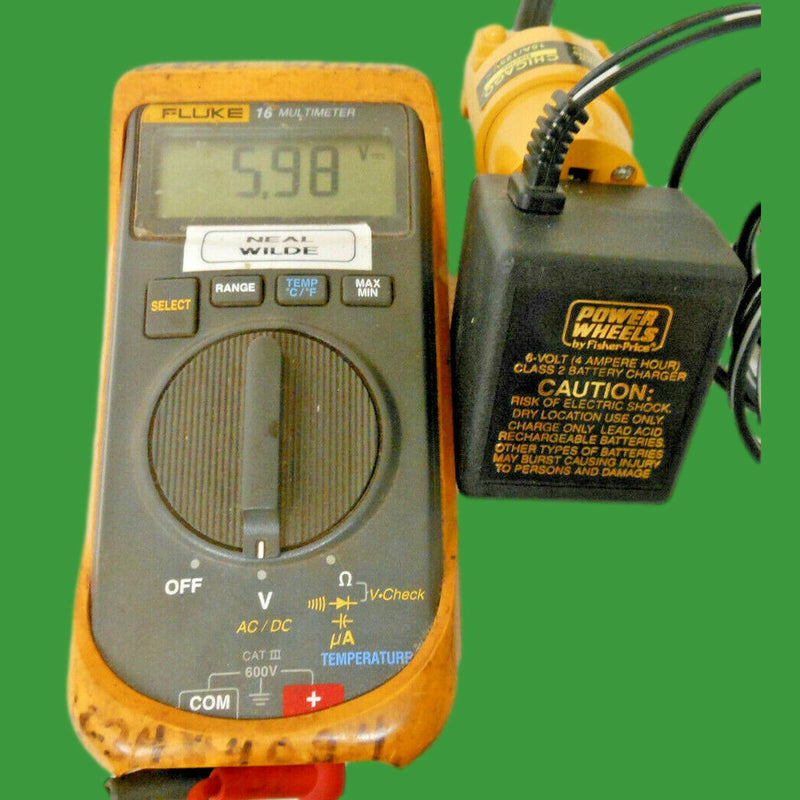 6V 400mAh Power Supply Adapter for Fisher Wheels Model 040135 Magic Cars 0