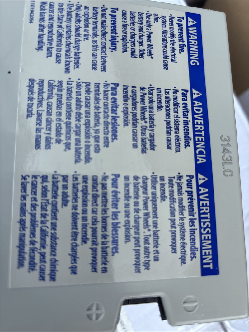 12-Volt Power Wheels Battery for Fisher Price Ride-On Toys Magic Cars 2