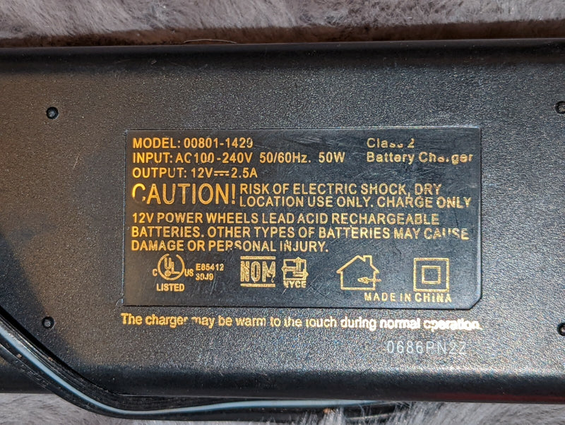 Fisher-Price Power Wheels 12V Quick Charger Magic Cars 2