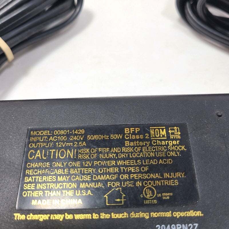 12 Volt Power Wheels with Quick Charger Model 00801-1429 Magic Cars 3