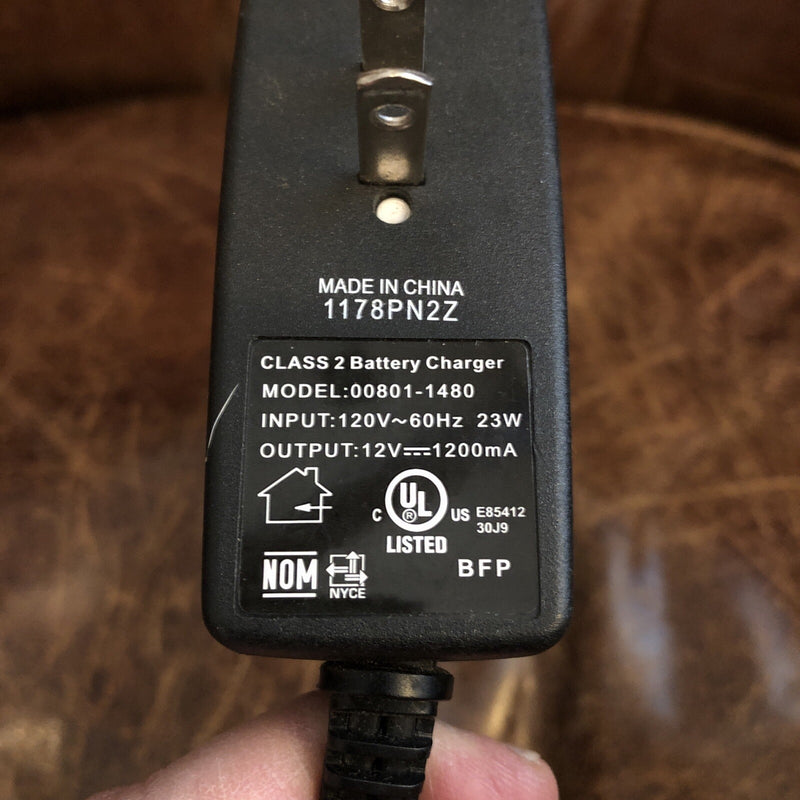 Power Wheels 12V Class 2 Battery Charger Model 00801-1480 Magic Cars 2