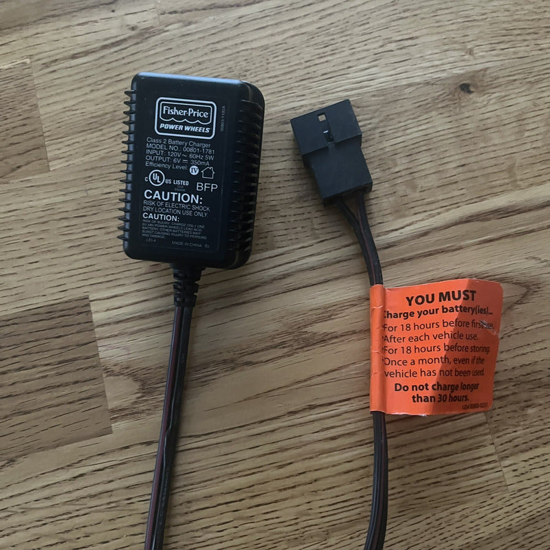 12V Power Wheels Class 2 Battery with Wall Plug Charger Magic Cars 1