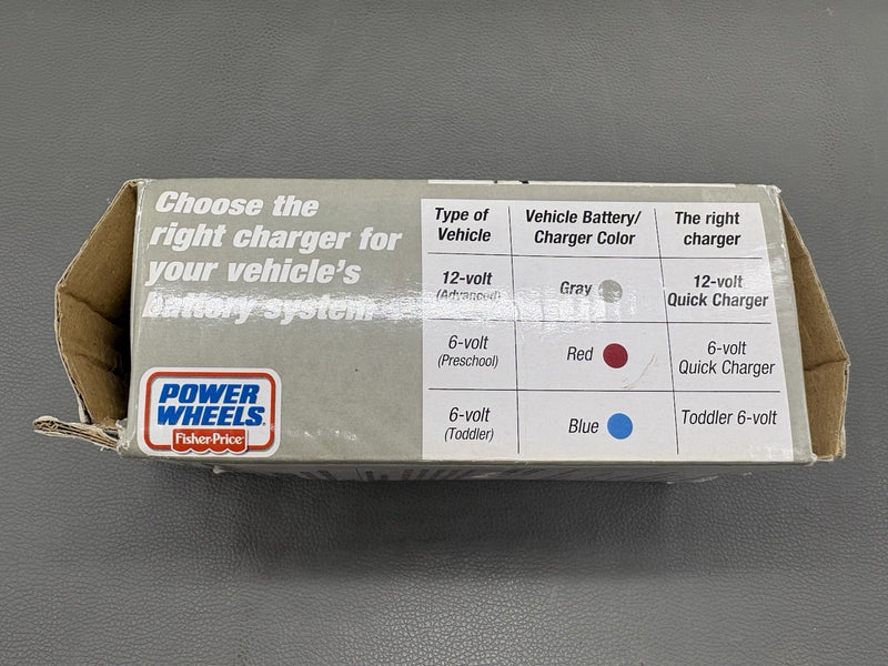 OEM 12V Fast Charger for Fisher-Price Power Wheels Magic Cars 2