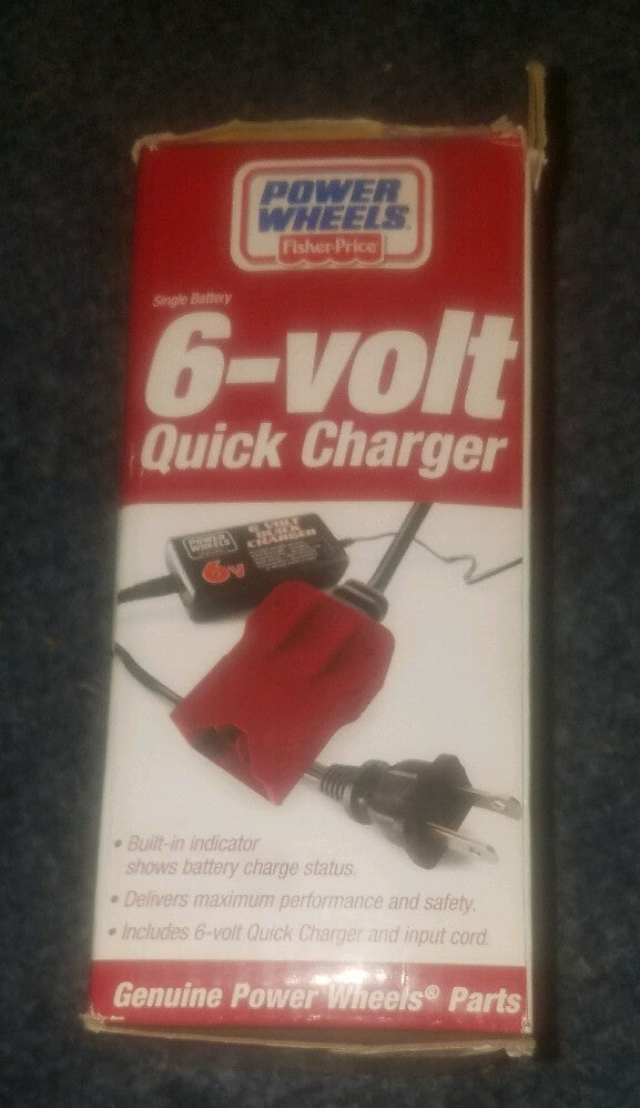 6-Volt Power Wheels with Quick Charger H7456 New Open Box Never Used Magic Cars 6