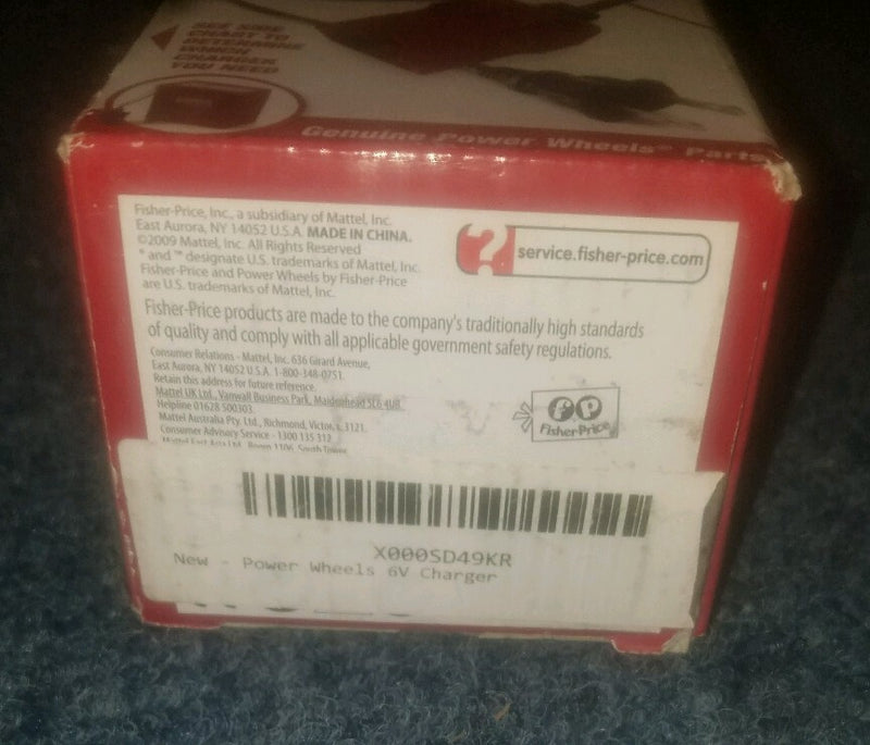 6-Volt Power Wheels with Quick Charger H7456 New Open Box Never Used Magic Cars 7