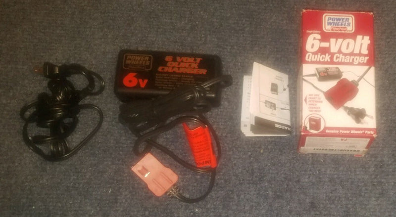 6-Volt Power Wheels with Quick Charger H7456 New Open Box Never Used Magic Cars Variant 0