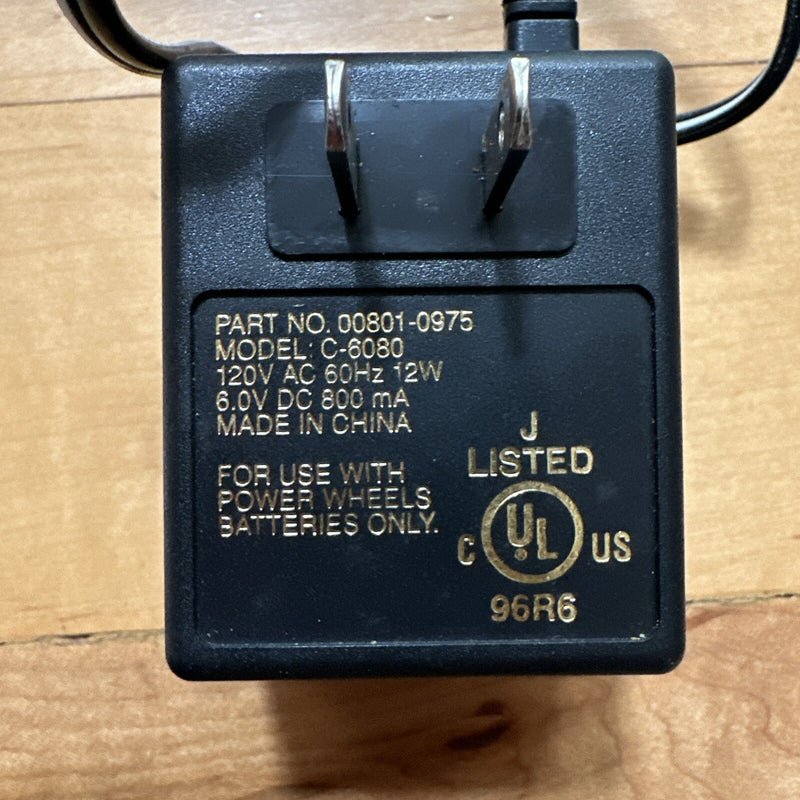 6 Volt Power Wheels Battery and Charger C-6080 Magic Cars 2