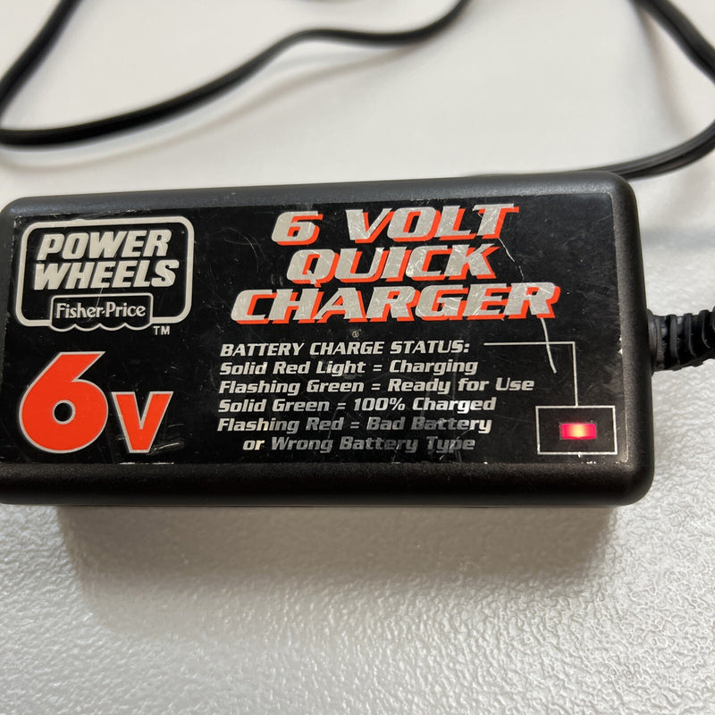 6-Volt Power Wheels with Quick Battery Charger and Durable Design 00801-1484 Magic Cars 2