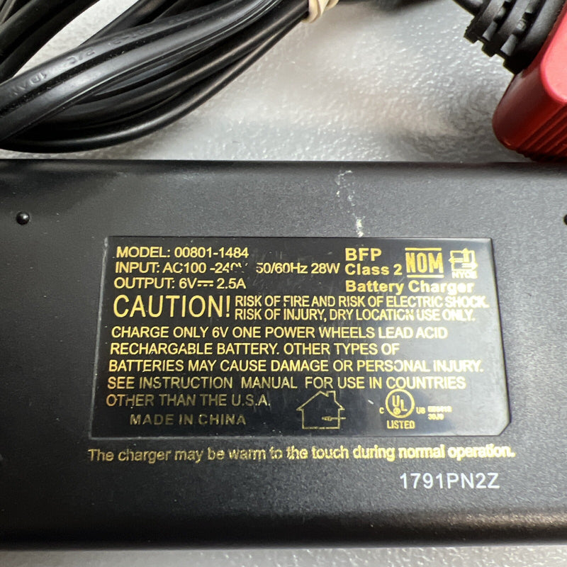 6-Volt Power Wheels with Quick Battery Charger and Durable Design 00801-1484 Magic Cars 3