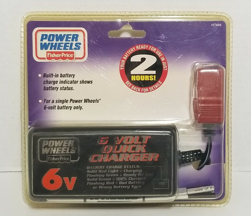 6V Power Wheels with Quick Battery Charger and Replacement Battery Pack Magic Cars 0