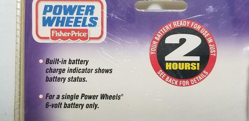 6V Power Wheels with Quick Battery Charger and Replacement Battery Pack Magic Cars 2