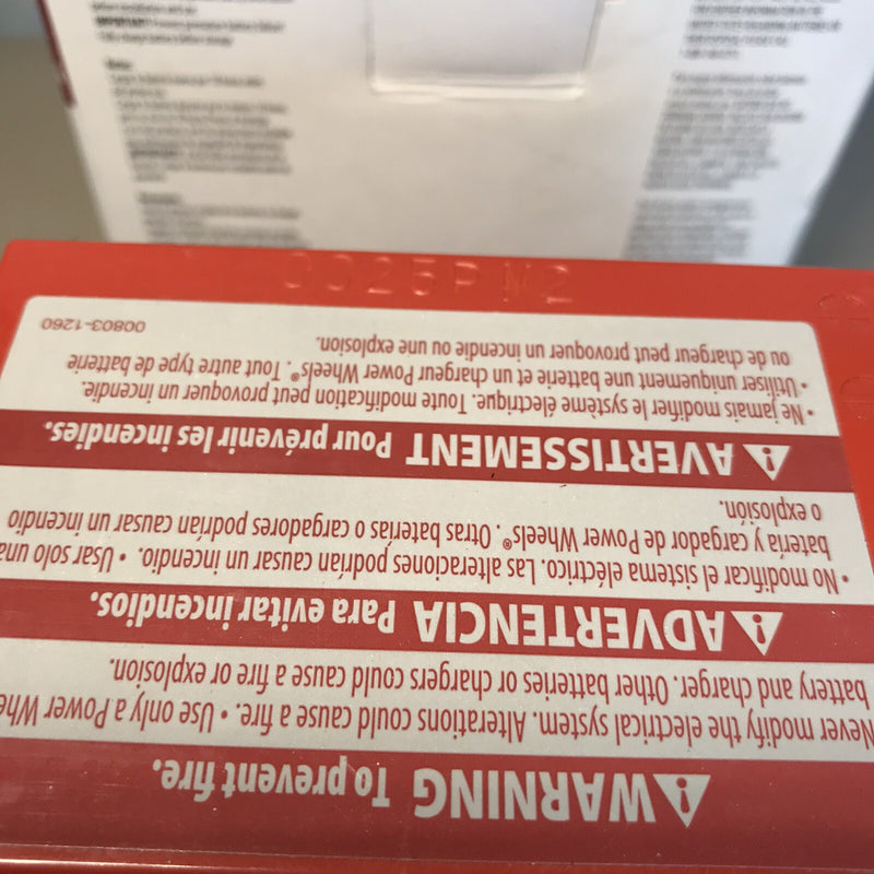 Power Wheels 6-Volt Rechargeable Red Battery Toy Vehicle Magic Cars 5