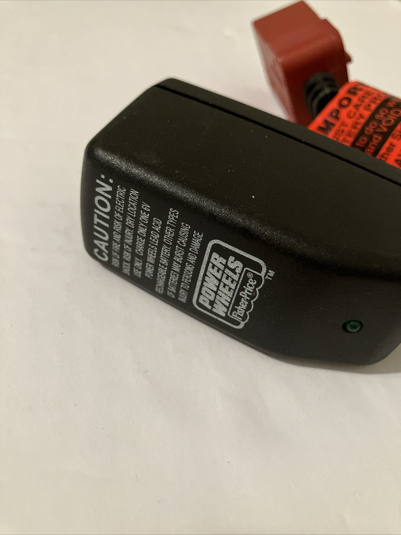 Fisher-Price 6V Red Battery Charger for Power Wheels Model 00801-1481 Magic Cars 1