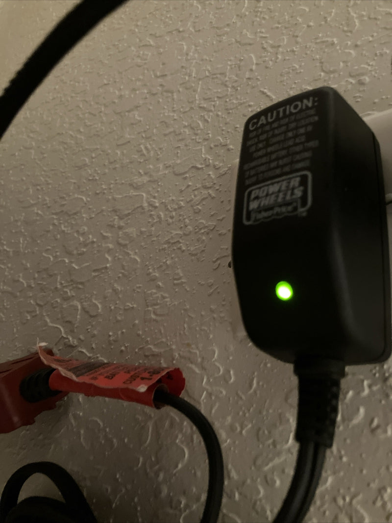 Fisher-Price 6V Red Battery Charger for Power Wheels Model 00801-1481 Magic Cars 3