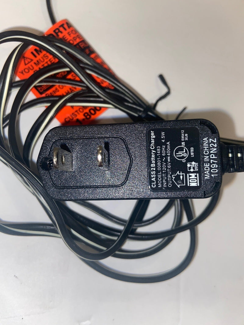 6V Power Wheels Class 2 Battery and Charger Set Magic Cars 8