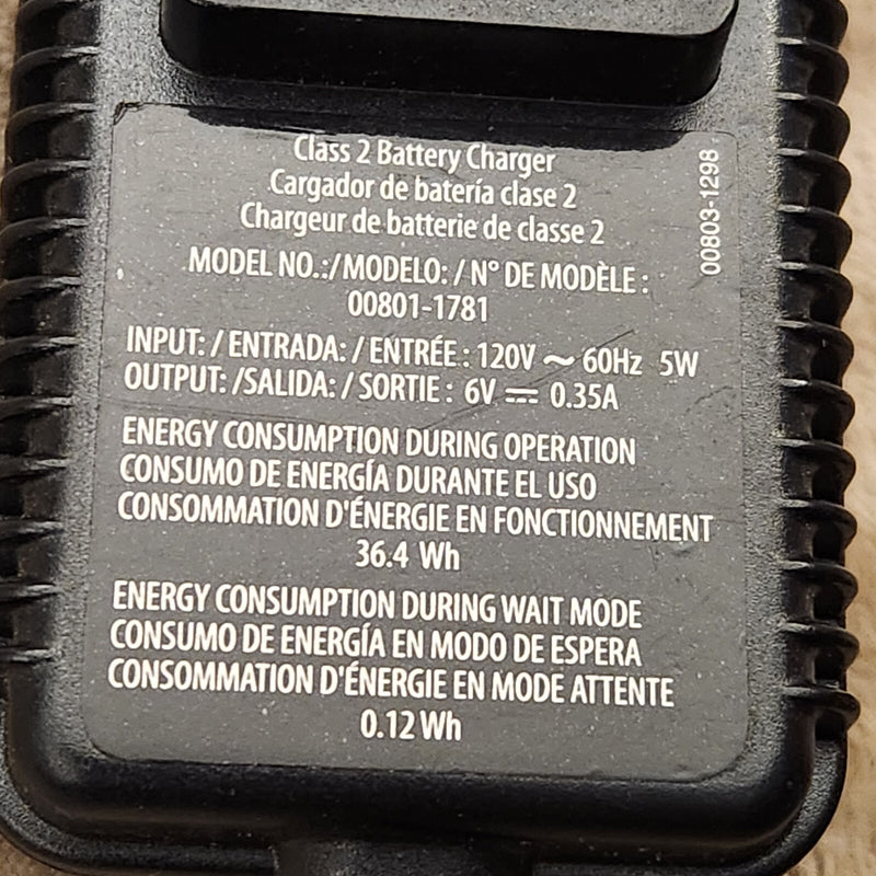 6V Class 2 Power Wheels with Battery and Wall Charger Magic Cars 2