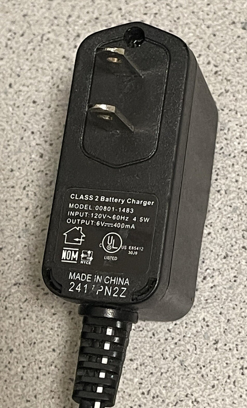 Fisher-Price Power Wheels AC/DC Battery Charger Cord Model 00801-1483 Magic Cars 2