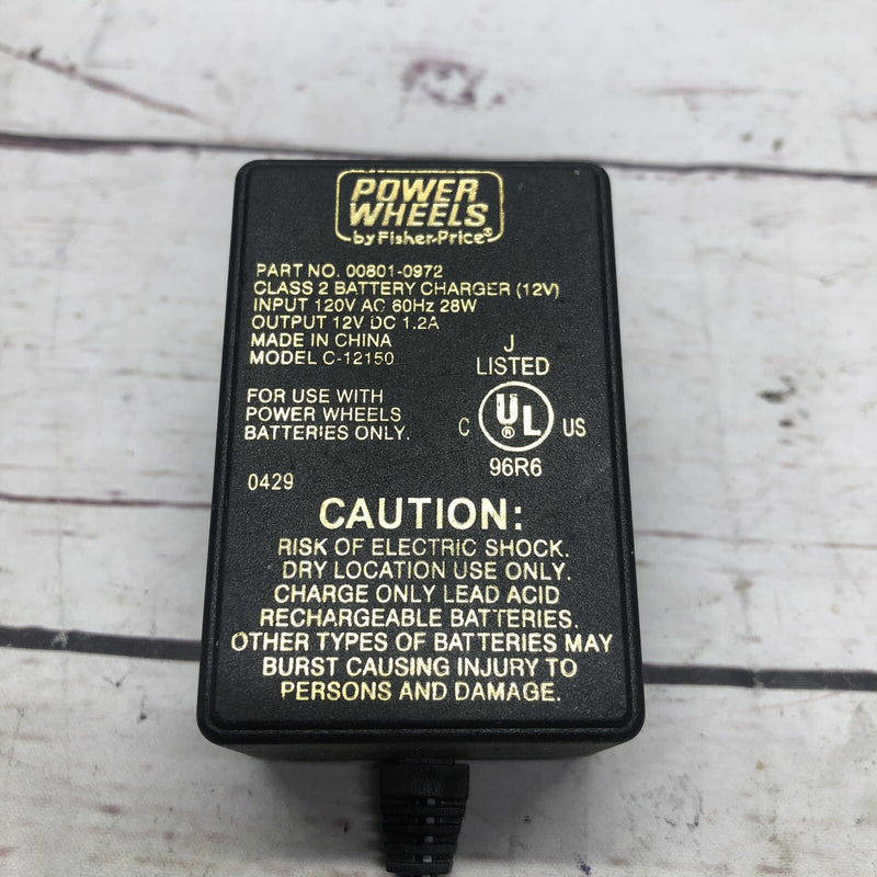 12V 1.2A Battery Charger with Wheels Model C-12150 Power Supply Magic Cars 1