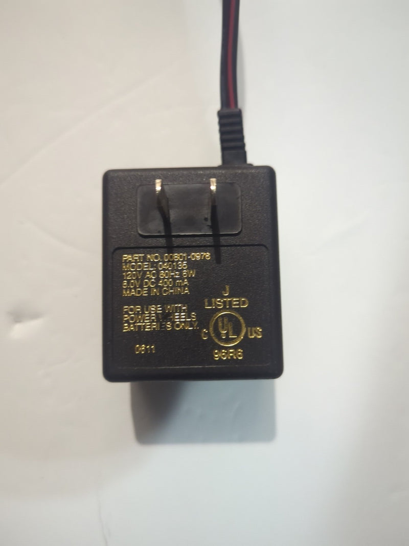 6-Volt Black Battery Charger for Ride-On Vehicles Model 00801-0976 Magic Cars 2