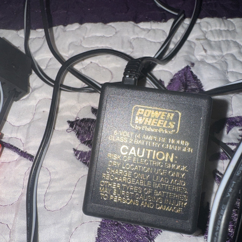 Fisher-Price Power Wheels 6 Volt Black Battery Charger Magic Cars 1
