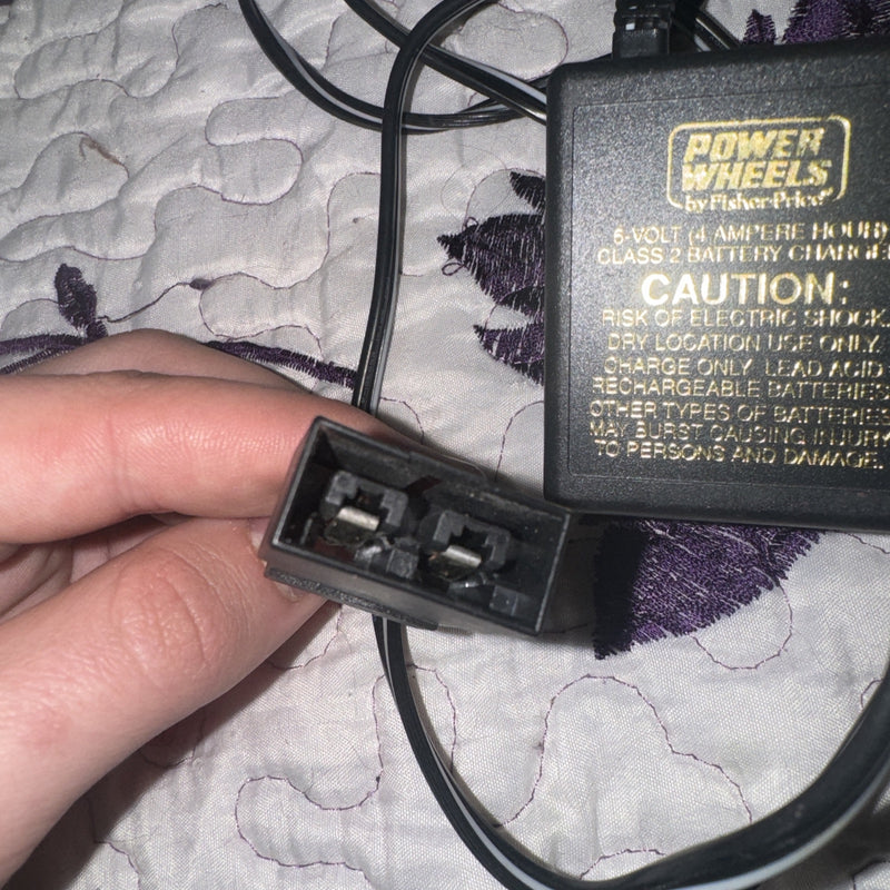 Fisher-Price Power Wheels 6 Volt Black Battery Charger Magic Cars 2
