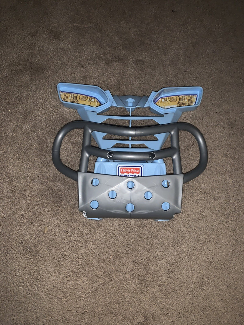 Baby Blue Toy Car with Power Wheels, Bumper, and Grill Features Magic Cars 0