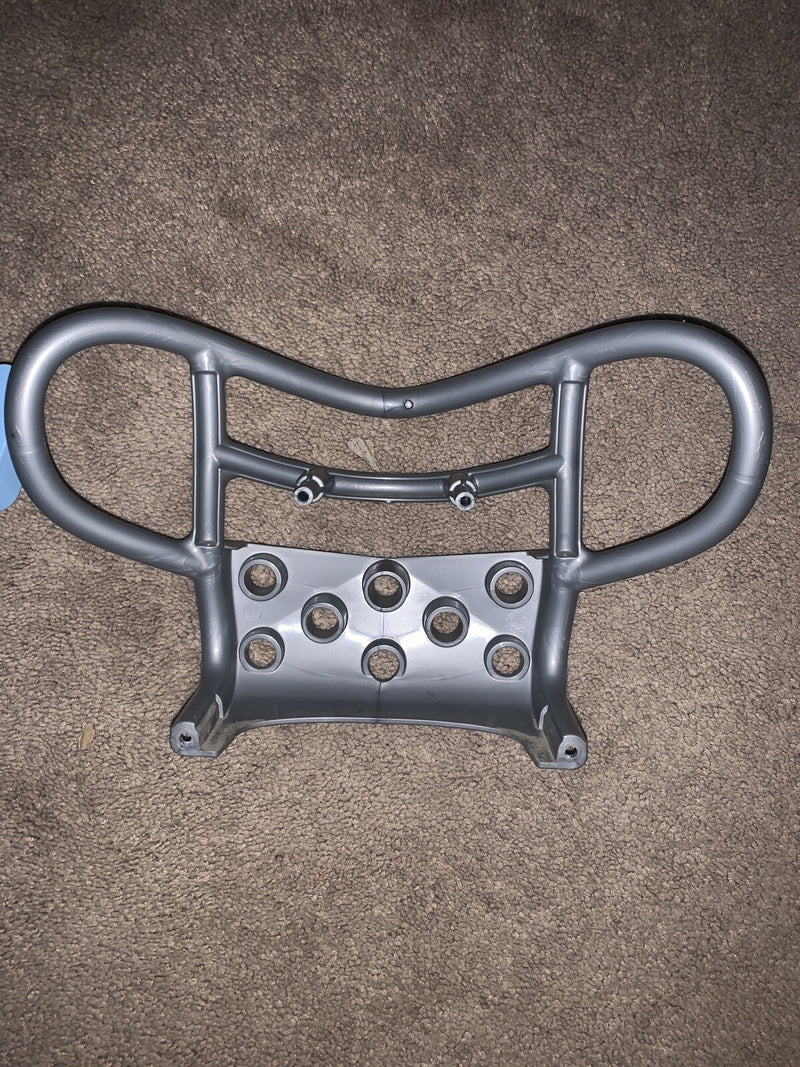 Baby Blue Toy Car with Power Wheels, Bumper, and Grill Features Magic Cars 2