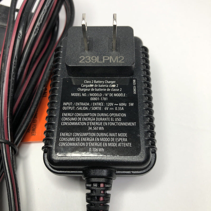 Power Wheels Charger Model 00801-1781 for Ride-On Vehicles Magic Cars 1