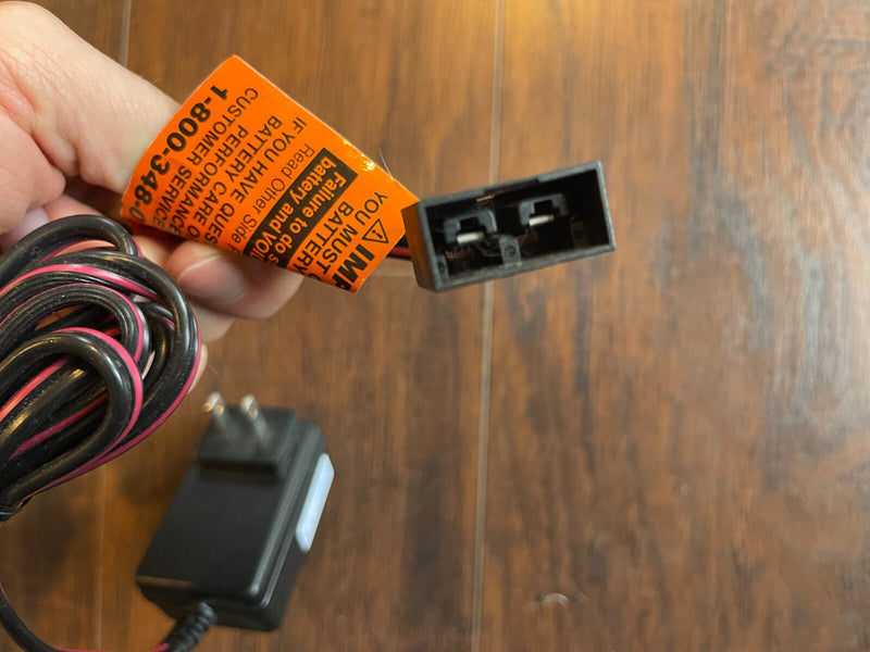 Power Wheels Class 2 Battery and Charger Kit with 120V Input and 6V Output Cord Magic Cars 1