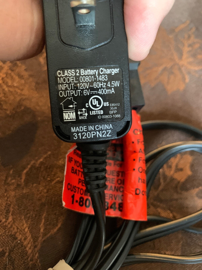 Replacement Battery Charger for Class 2 Power Wheels Model 00801-1483 Magic Cars 1