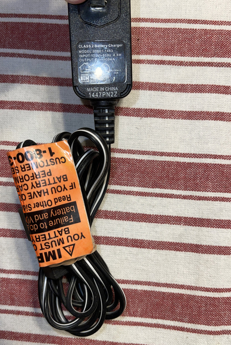 Fisher Price Power Wheels Class 2 OEM Battery Charger 120V 4.5W Magic Cars 2